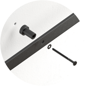 Stable And Smoothly sliding door hardware kit-HM2013