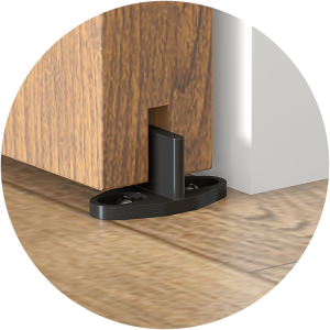 Stable And Smoothly sliding door hardware kit-HM2013