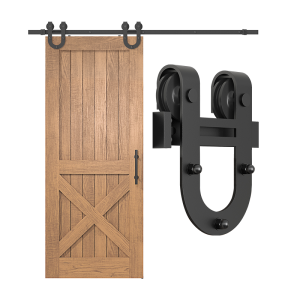 Horseshoe shape barn door and hardware kit-HM2003