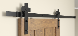 Modern durable cross style barn doors sliding hardware-HM2006