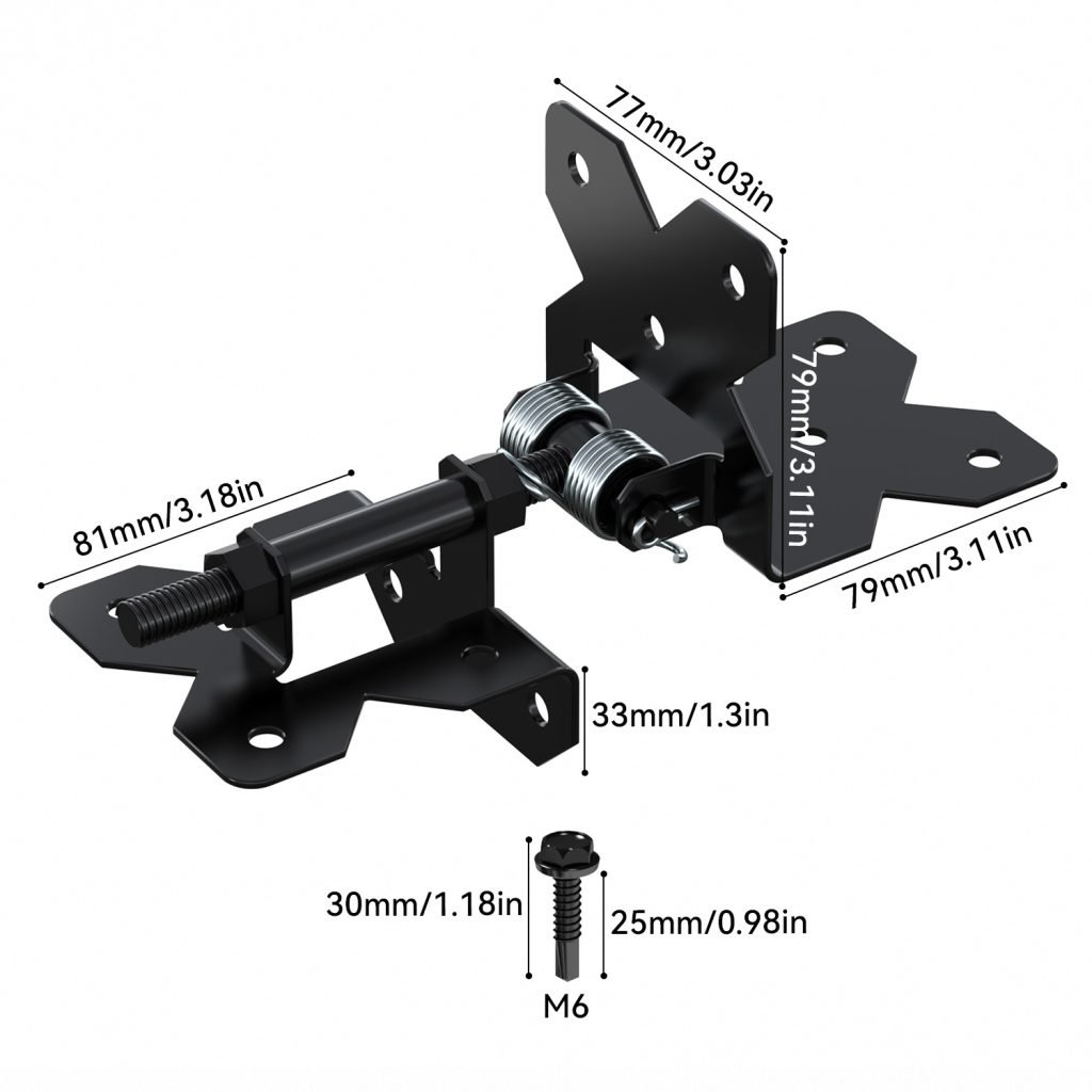 Stainless Steel 304 Self-closing Vinyl Fence Gate Soft Close Hinge-JL2064