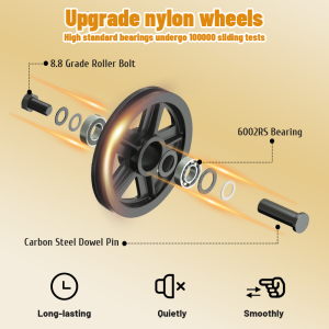 Top-Mounted spoke wheel door sliding system-HM2015 Top-Mounted spoke wheel door sliding system-HM2015