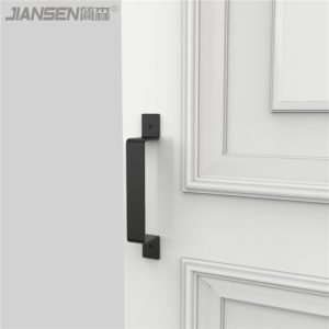 Black Barn Door Handle – Carbon Steel Handle  Country Style for Doors or Fencing -HMBS611