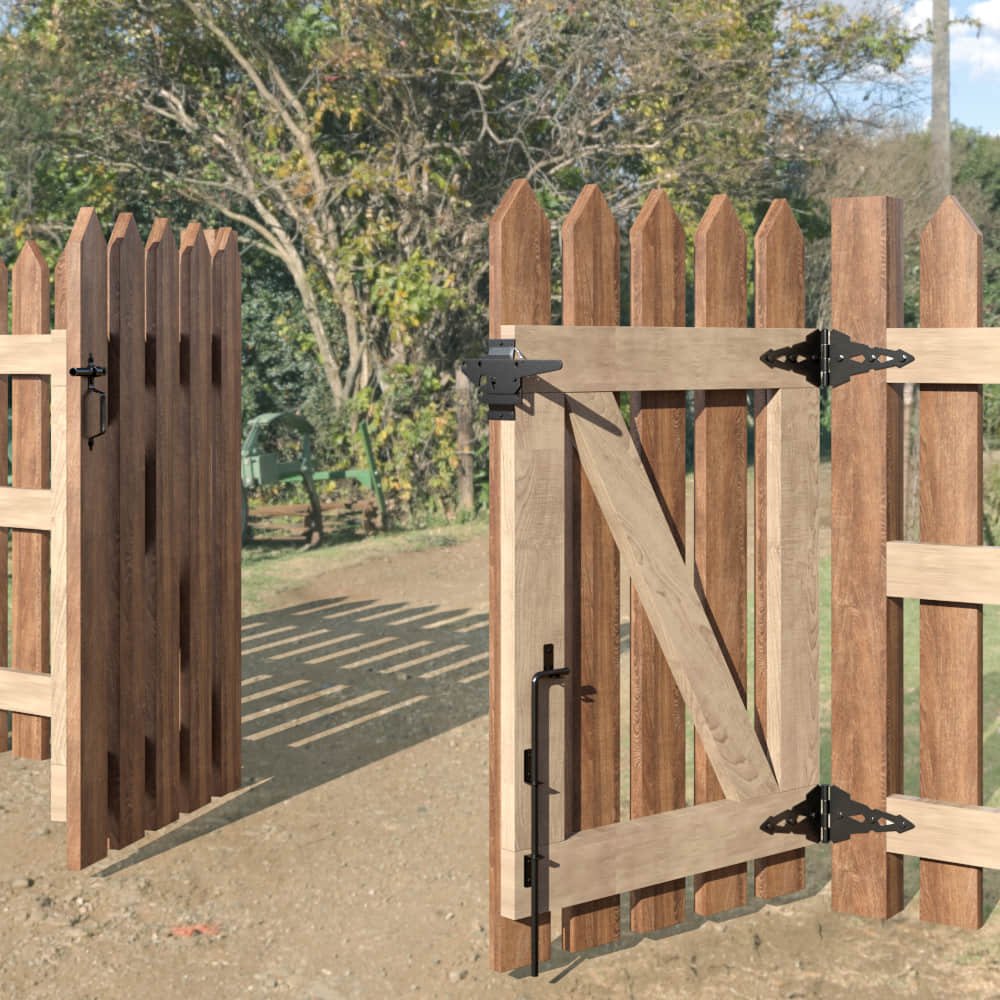 Wholesale fence gate hinges latches and hardware kits - Jiansen Hardware