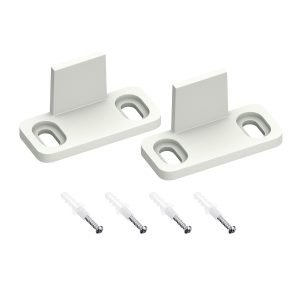 Wholesale White No Groove Back To Back Sliding Barn Door Floor Guide For Bottom Lower Wall Mount With Hardware Heavy Duty-HMDD811