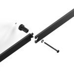 Wholesale 6.6ft American style barn door hardware kit -HM-2001