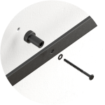 DIY modern style mini barn door hardware-HM2019