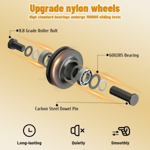 DIY modern style mini barn door hardware-HM2019 daisy2 2